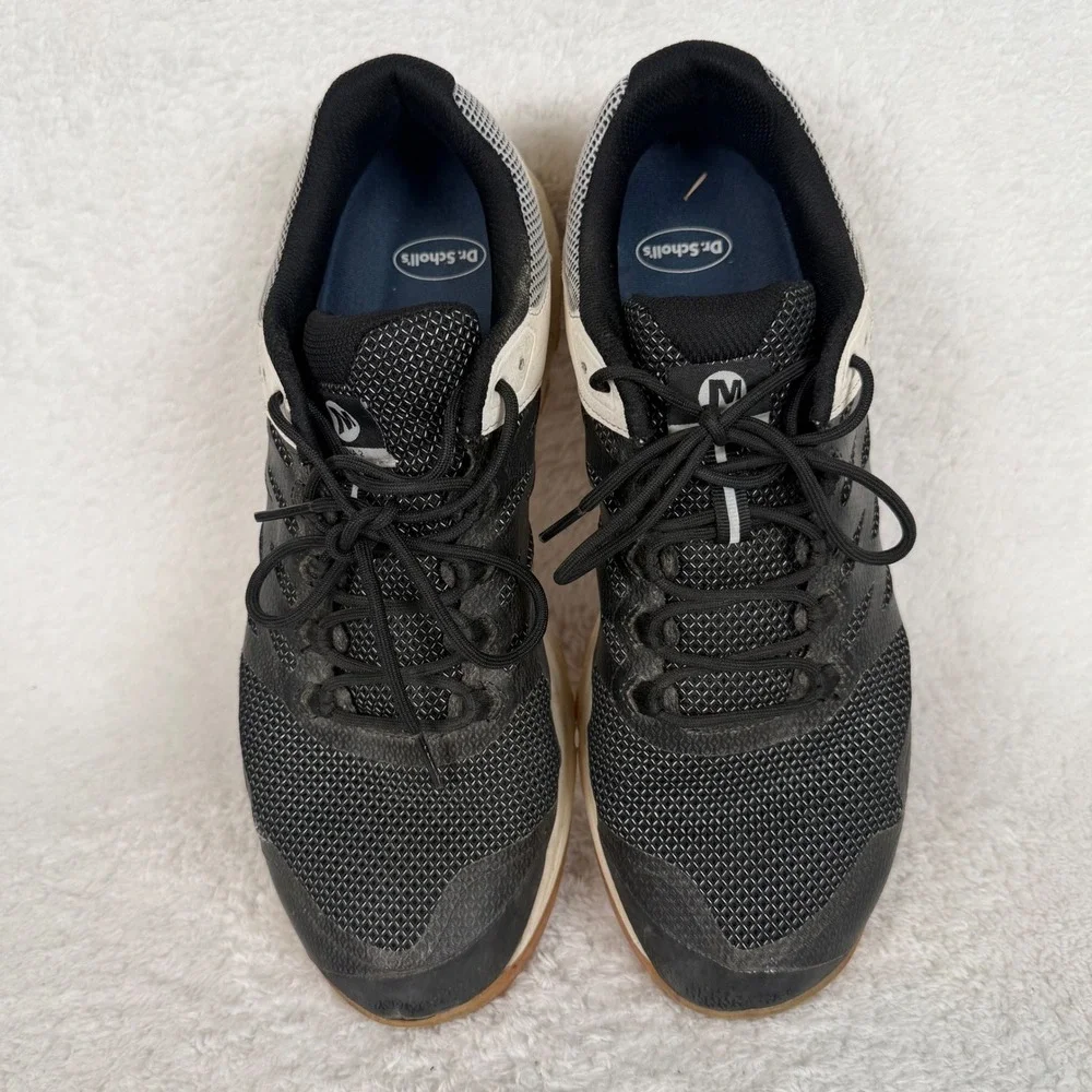 Merrell Nova 2 Trail Running Shoes Mens Size 12 Black White Vibram J067017